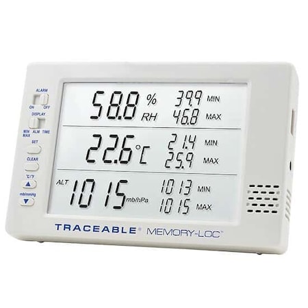 Digi-Sense Traceable Memory-Loc Thermohygrometer wi 98767-17